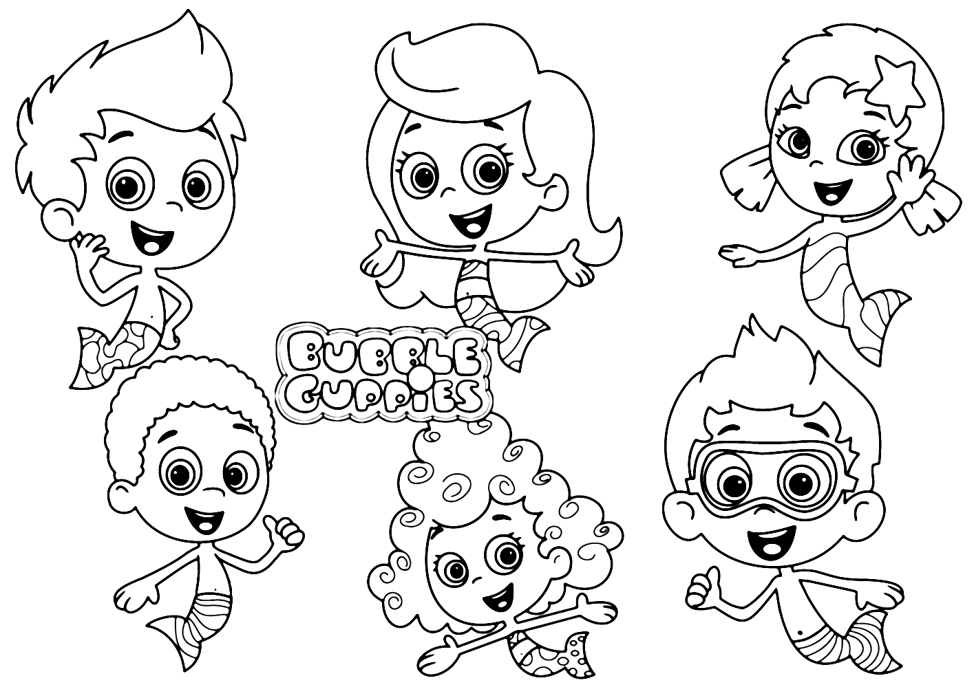 Printable Bubble Guppies Characters Customize And Print 660 The Best Porn Website 