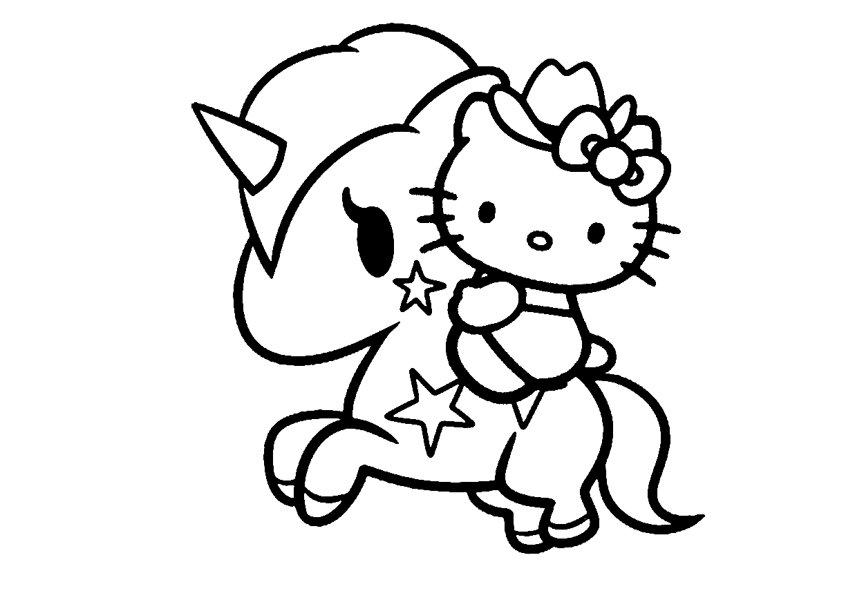 Printable Hello Kitty Coloring Pages: Cute and Easy