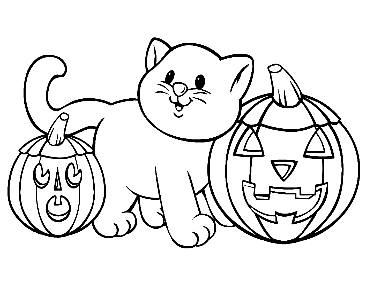 Spooky & Cute 49 Halloween Coloring Pages (Printable PDF)