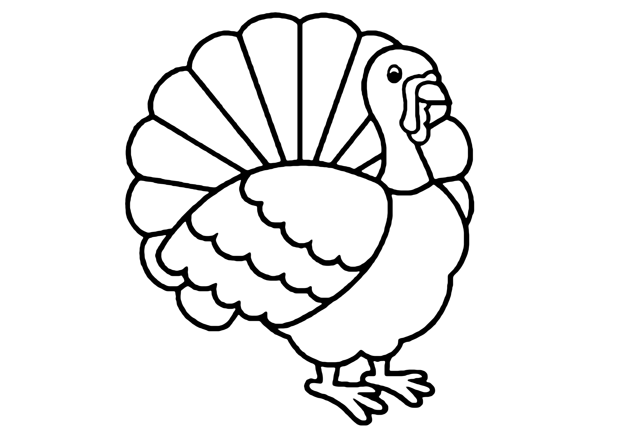 Thanksgiving Day Coloring Pages (Kids & Adults)