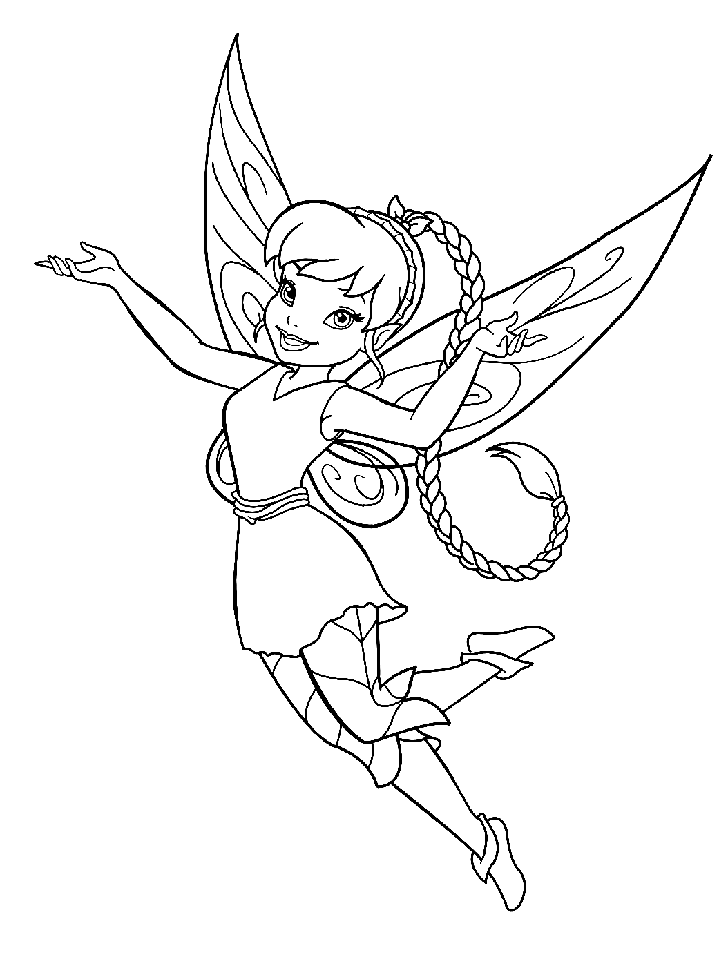 Fawn Animal Fairy, Fairy coloring pages