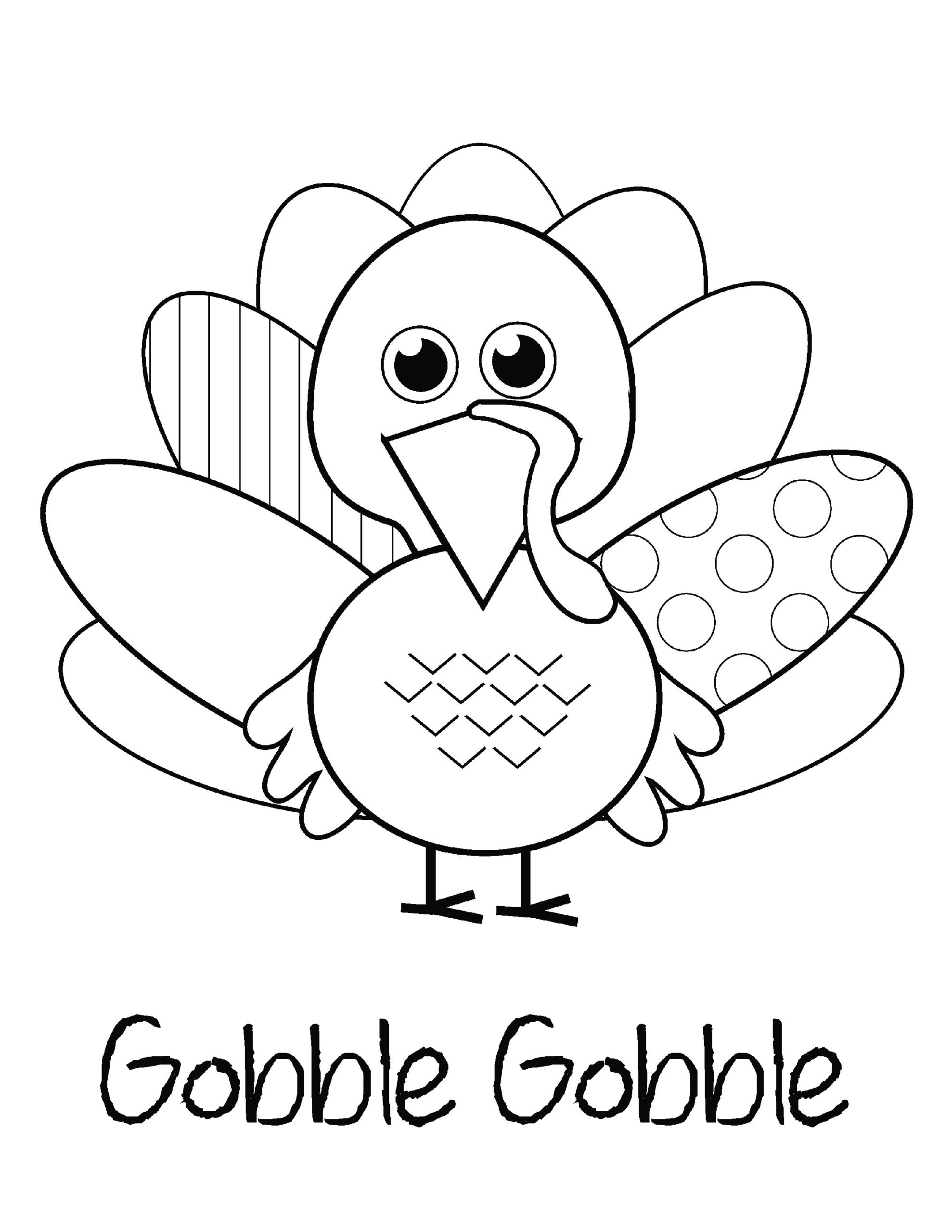 Thanksgiving Day Coloring Pages Kids Adults Print Color Craft