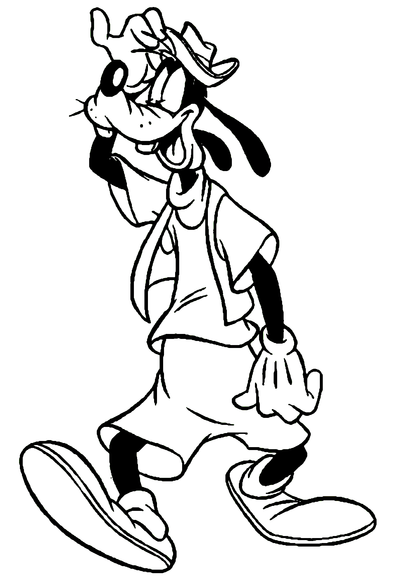 Mickey Mouse Goofy And Donald Printable Coloring Pages Free Coloring