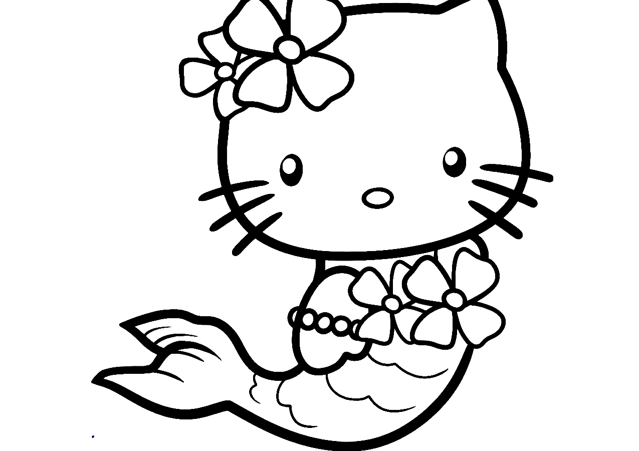 Download Printable Hello Kitty Coloring Pages: Cute and Easy » Print Color Craft