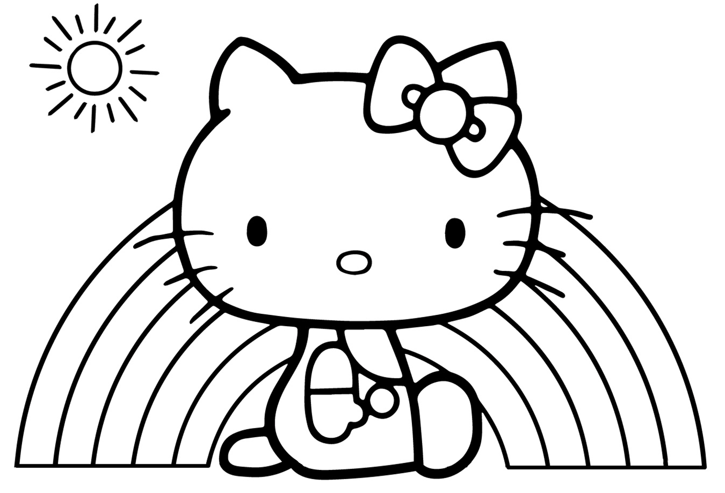 10 Hello Kitty Coloring Pages A4: Unleash Your Inner Artist!