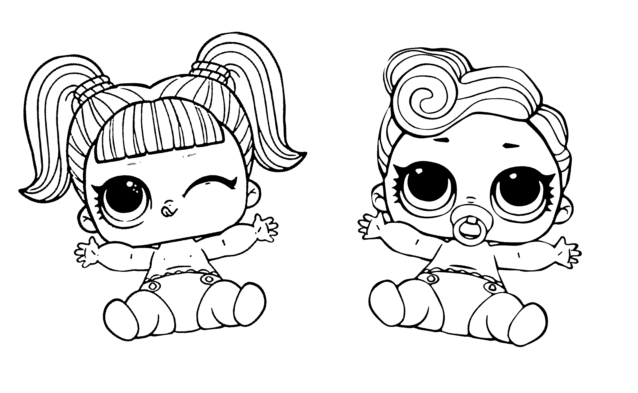 LOL Coloring Pages: Cute Printable Surprise Dolls