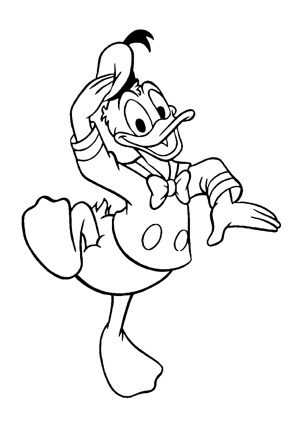Donald Duck Coloring Pages (Updated): Printable PDF