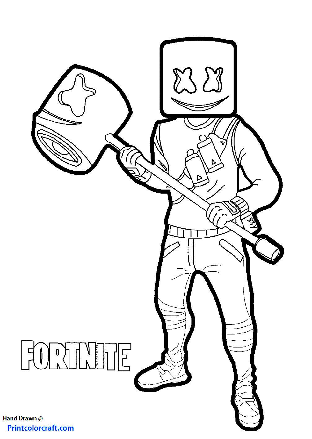 96 Best Ideas For Coloring Fortnite Robot Coloring Page