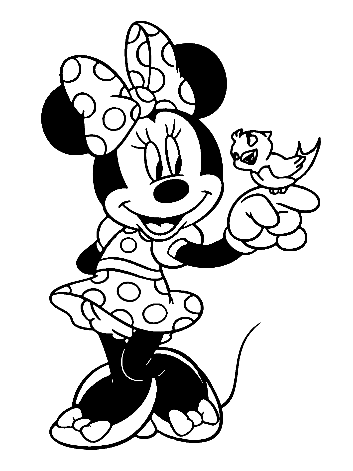 Free Printable Minnie Mouse Coloring Pages For Kids The Girl 14 Minnie Mouse Coloring Pages 